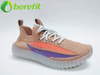 Zapatos casuales para hombres con zapatos inyectados de PVC y parte superior de Flyknit transpirable