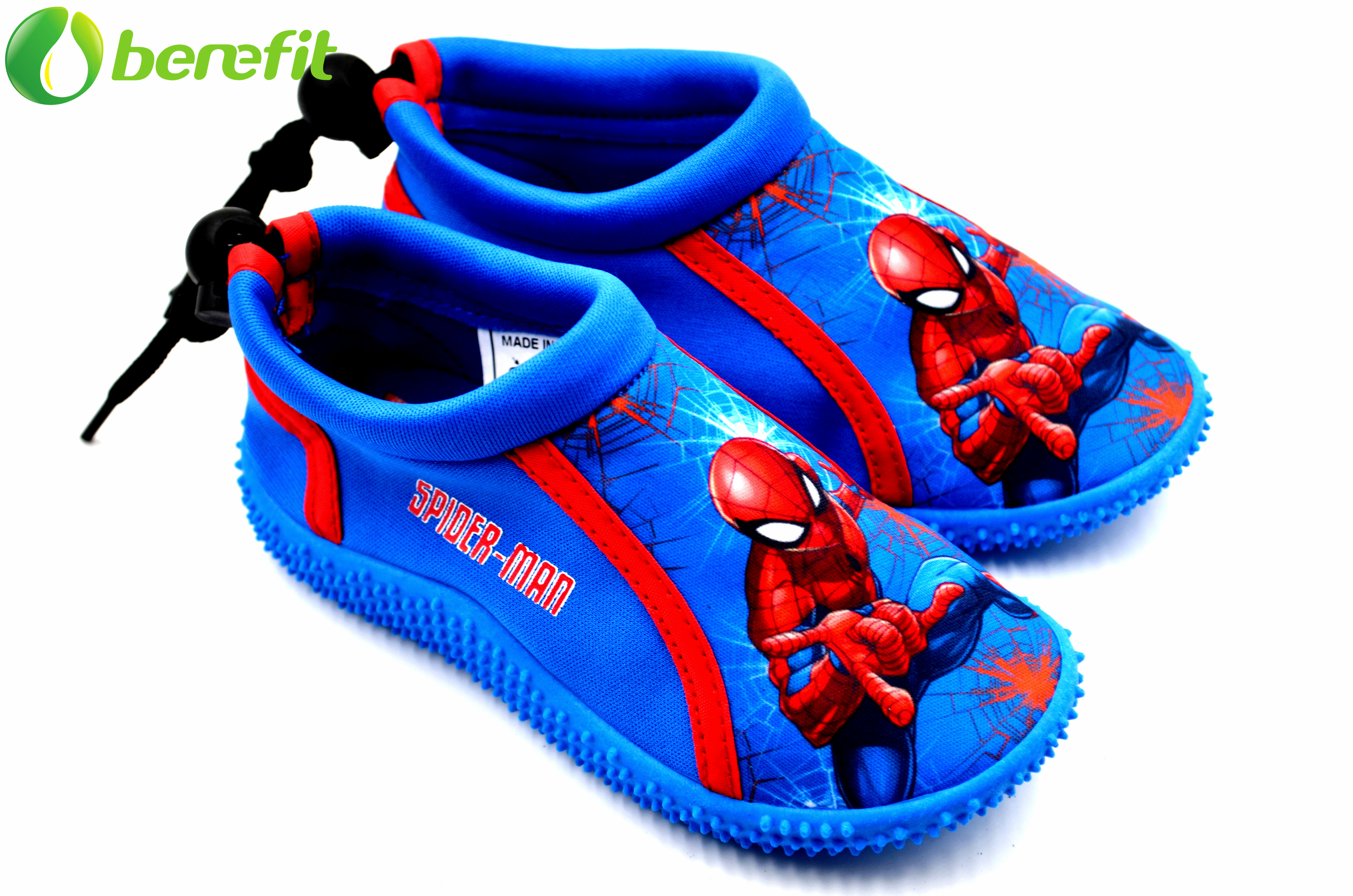 Zapatos de natación azul duraderos Spider-Man para niños