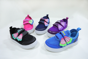 Zapatos para caminar coloridos para niña
