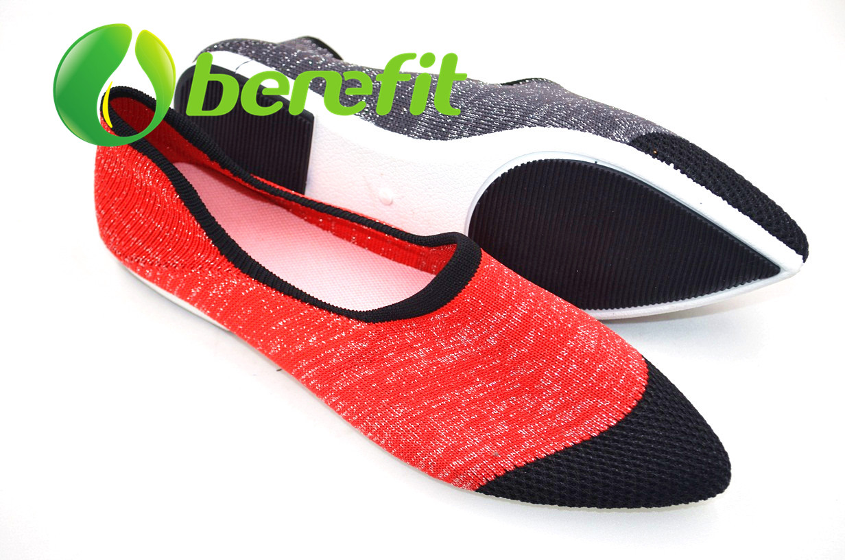 Zapatos casuales para mujer y de vestir Zapatos casuales de suela de PVC modificada y parte superior Flyknit