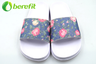 Glitter Flower Sandalias cómodas para mujer para caminar