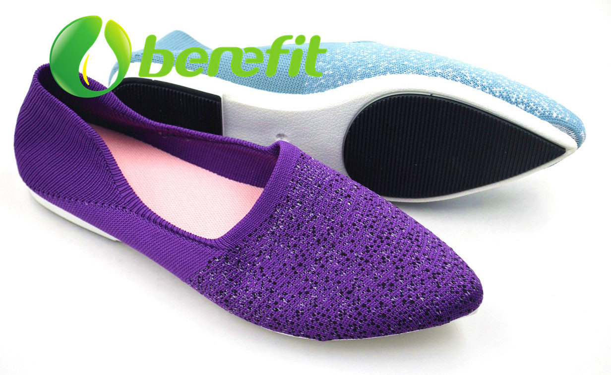 Zapatos casuales para mujer y de vestir Zapatos casuales de suela de PVC modificada y parte superior Flyknit